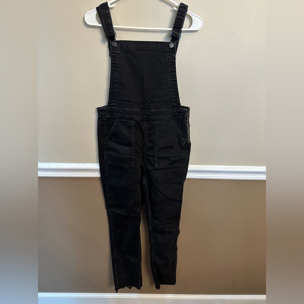 Madewell black Denim Jumpsuit/overalls skinny